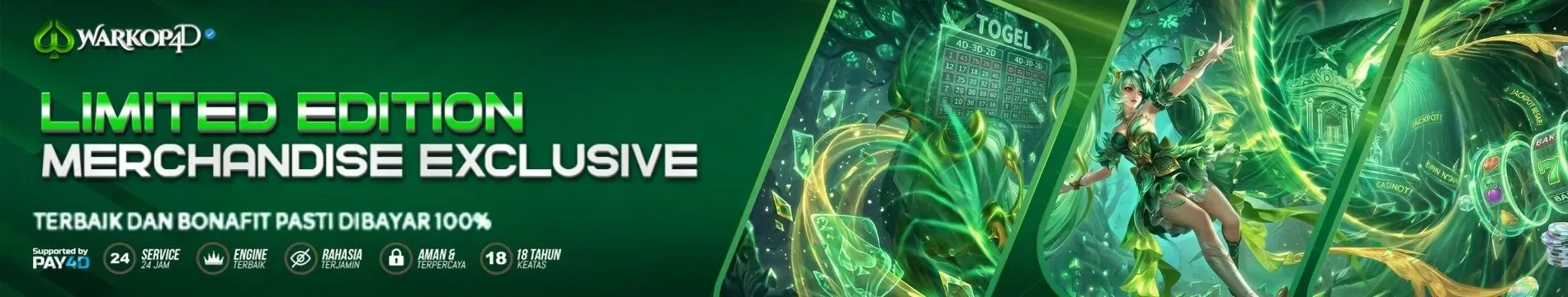 LIMITED EDITION MERCHANDISE - WARKOP4D